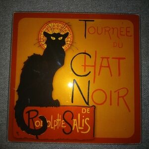 Trivet W/ Vintage Reproduction 1896 POSTER PRINT